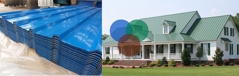 colored steel plates